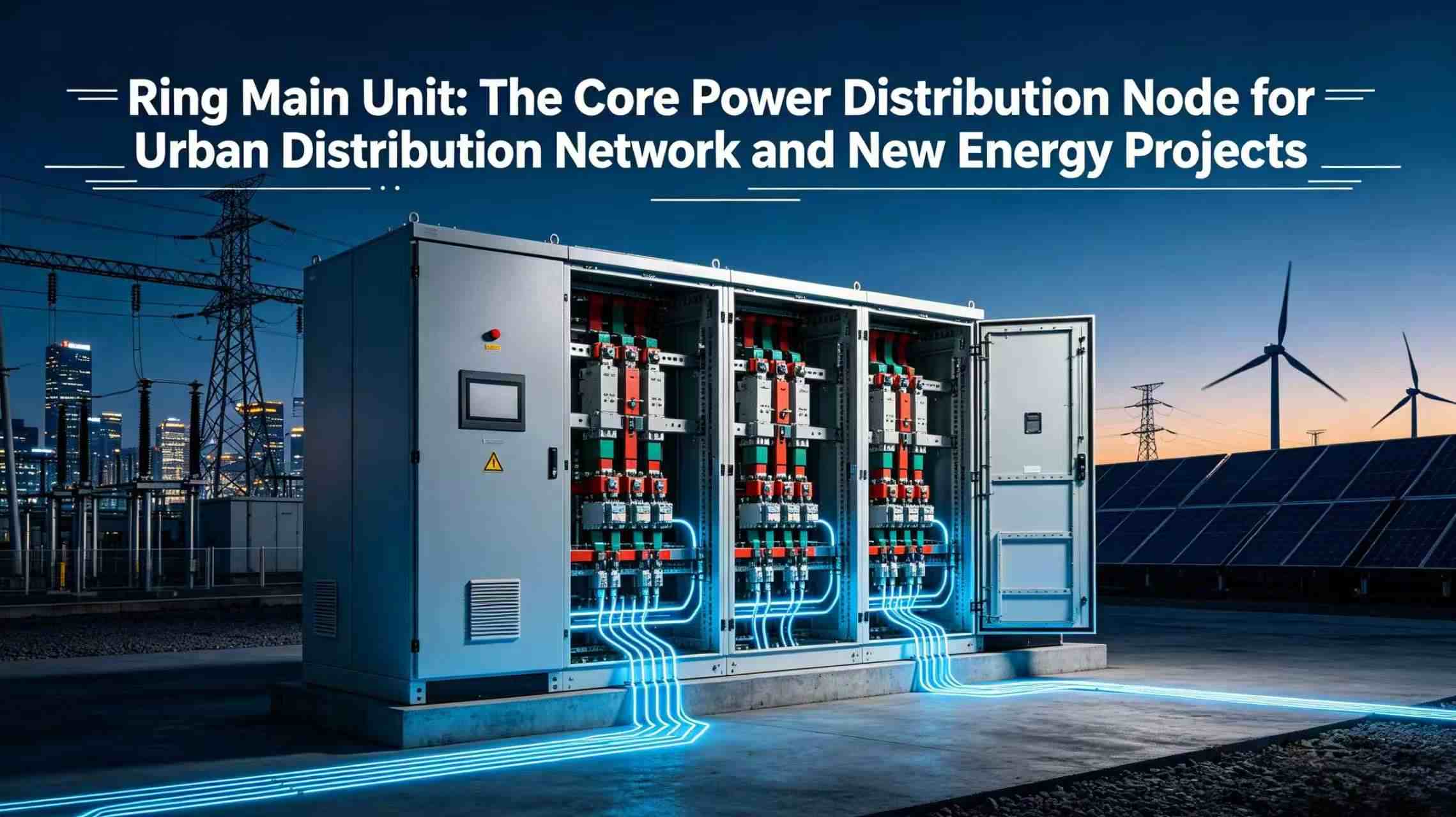 Unitate principală Ring: Nodul central de distribuție a energiei pentru rețeaua de distribuție urbană și proiecte de energie noi